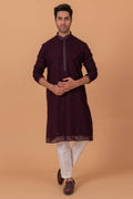 MLS EMBROIDERED KURTA PAJAMA