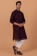MLS EMBROIDERED KURTA PAJAMA