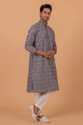 MLS EMBROIDERED KURTA PAJAMA