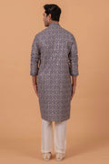 MLS EMBROIDERED KURTA PAJAMA