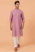 MLS EMBROIDERED KURTA PAJAMA