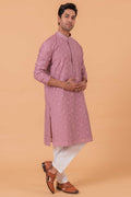 MLS EMBROIDERED KURTA PAJAMA