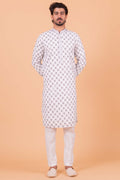 MLS PRINTED KURTA PAJAMA