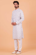 MLS PRINTED KURTA PAJAMA