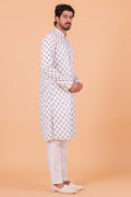 MLS PRINTED KURTA PAJAMA