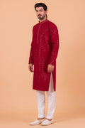 MLS CHIKANKARI KURTA PAJAMA