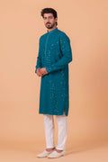 MLS CHIKANKARI KURTA PAJAMA