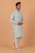 MLS EMBROIDERED KURTA PAJAMA