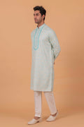MLS EMBROIDERED KURTA PAJAMA