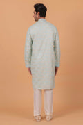 MLS EMBROIDERED KURTA PAJAMA