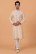 MLS EMBROIDERED KURTA PAJAMA