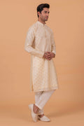 MLS EMBROIDERED KURTA PAJAMA