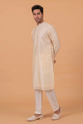 MLS EMBROIDERED KURTA PAJAMA