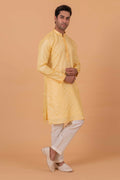 MLS EMBROIDERED KURTA PAJAMA