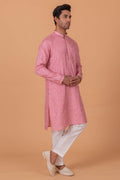 MLS EMBROIDERED KURTA PAJAMA