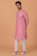 MLS EMBROIDERED KURTA PAJAMA
