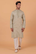MLS EMBROIDERED KURTA PAJAMA
