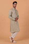 MLS EMBROIDERED KURTA PAJAMA