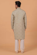 MLS EMBROIDERED KURTA PAJAMA
