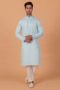 MLS EMBROIDERED KURTA PAJAMA