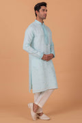 MLS EMBROIDERED KURTA PAJAMA