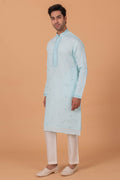 MLS EMBROIDERED KURTA PAJAMA