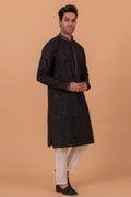 MLS EMBROIDERED KURTA PAJAMA