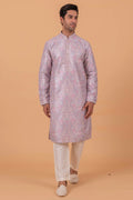 MLS EMBROIDERED KURTA PAJAMA