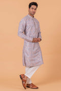 MLS EMBROIDERED KURTA PAJAMA