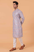 MLS EMBROIDERED KURTA PAJAMA