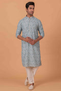 MLS PRINTED KURTA PAJAMA
