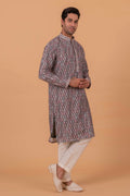 MLS PRINTED KURTA PAJAMA