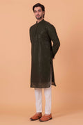 MLS CHIKANKARI KURTA PAJAMA