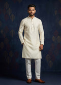 MLS PLAIN KURTA PAJAMA 2PCS