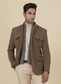 MLS COAT WITH MUFFLER 1PC