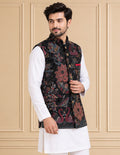 Velvet Embroidered Jawahar Jacket 1Pc Vibhor