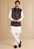 Velvet Embroidered Jawahar Jacket 1Pc Vibhor