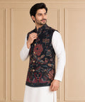 Velvet Embroidered Jawahar Jacket 1Pc Vibhor