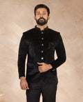 MLS VELVET JODHPURI COAT 1PC