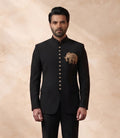 MLS EMBROIDERED JODHPURI SUIT 2PCS