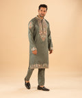 MLS EMBROIDERED KURTA PAJAMA