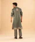 MLS EMBROIDERED KURTA PAJAMA