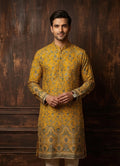 MLS EMBROIDERED KURTA PAJAMA