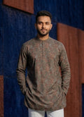 MLS PRINTED SHORT KURTA F/S