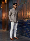 MLS PRINTED SHORT KURTA F/S