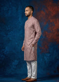 MLS PRINTED KURTA PAJAMA 2PCS