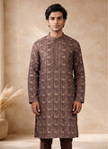 MLS PRINTED KURTA PAJAMA 2PCS