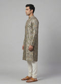 MLS PRINTED KURTA PAJAMA 2PCS