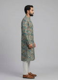 MLS PRINTED KURTA PAJAMA 2PCS