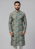 MLS PRINTED KURTA PAJAMA 2PCS